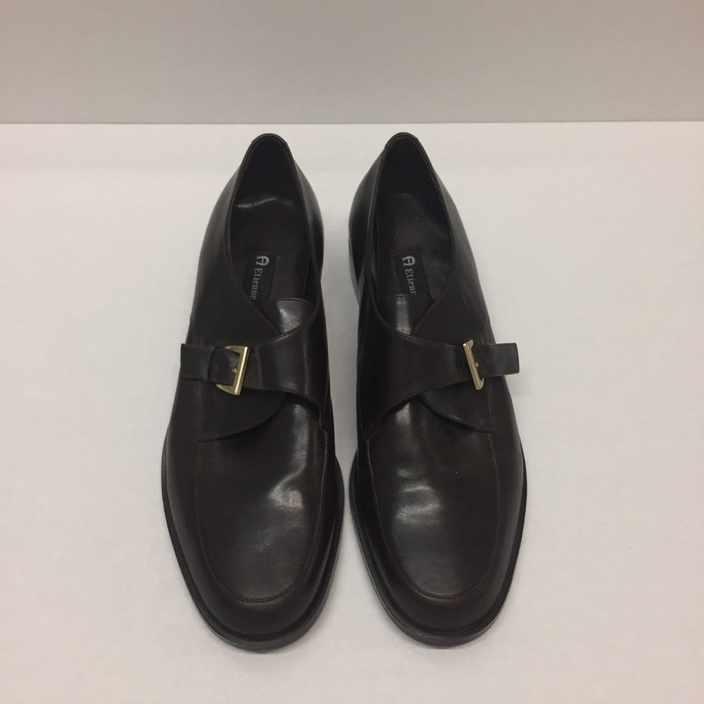 Etienne Aigner Buckle Loafers